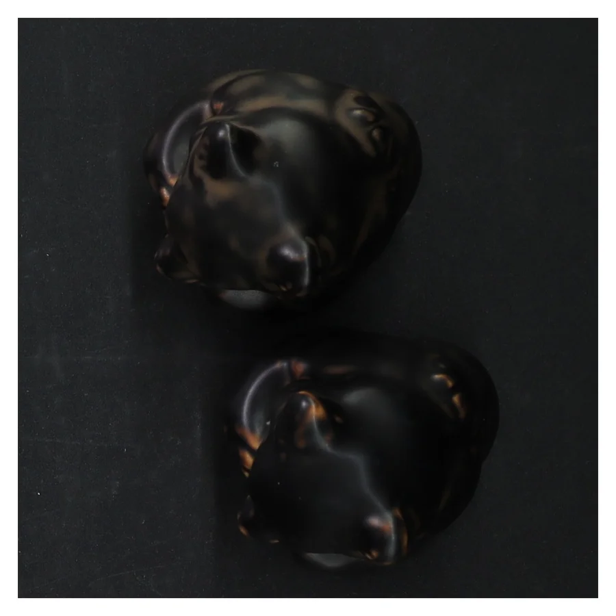 Bjørne unge figurer fra Royal Copenhagen