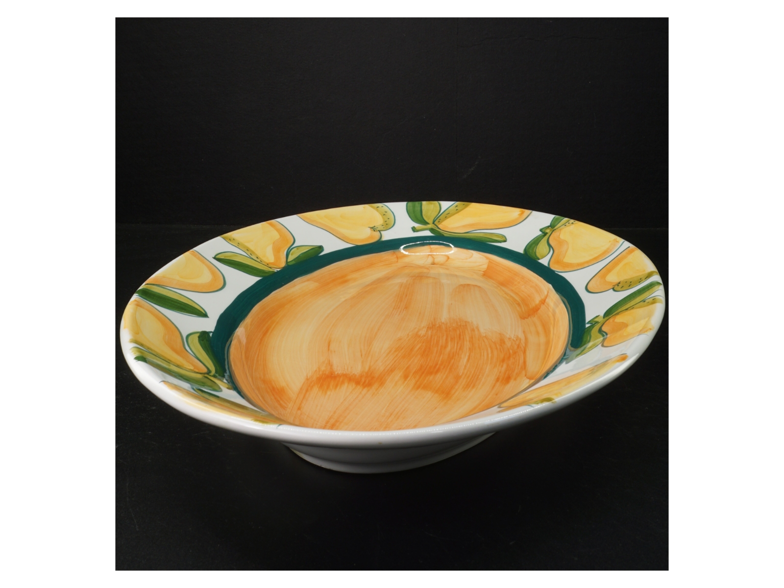 Dekorativ oval keramikfad (str. 51 x 30 cm)