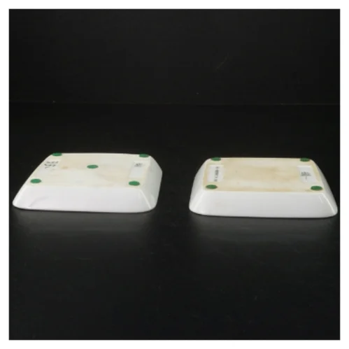 Porcelænstallerkner med vintermotiv fra B&G (str. 12,5 cm)