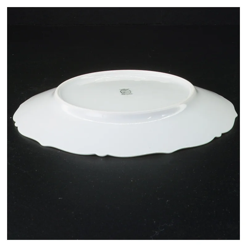 Blomstret porcelænstallerkener fra Bavaria (str. Diameter 21 en halv cm)