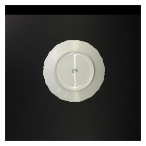 Blomstret porcelænstallerkener fra Bavaria (str. Diameter 21 en halv cm)