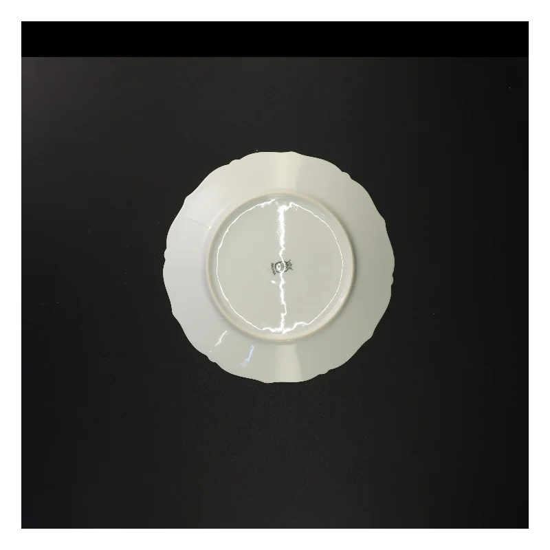 Blomstret porcelænstallerkener fra Bavaria (str. Diameter 21 en halv cm)