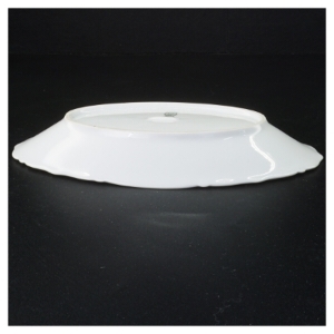 Porselænsfad med blomsterdekoration fra Bavaria (str. 25 x 14 cm)