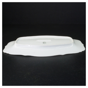 Porcelænsfad med blomstermotiv fra Bavaria (str. 28 x 19 cm)