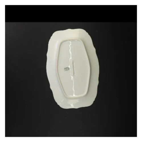 Porcelænsfad med blomstermotiv fra Bavaria (str. 28 x 19 cm)