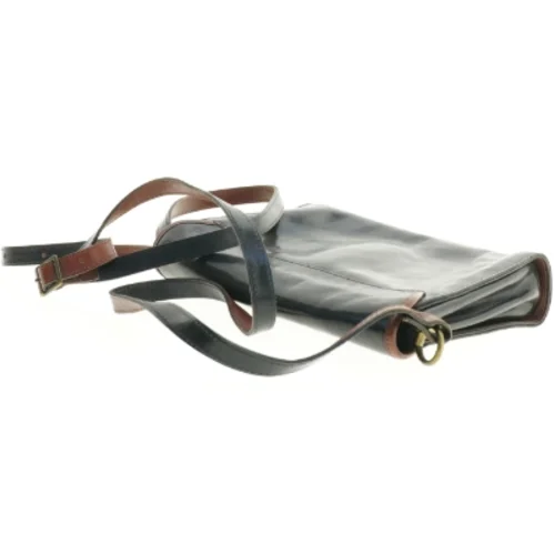 Lædertaske (str. 23 x 19 cm)