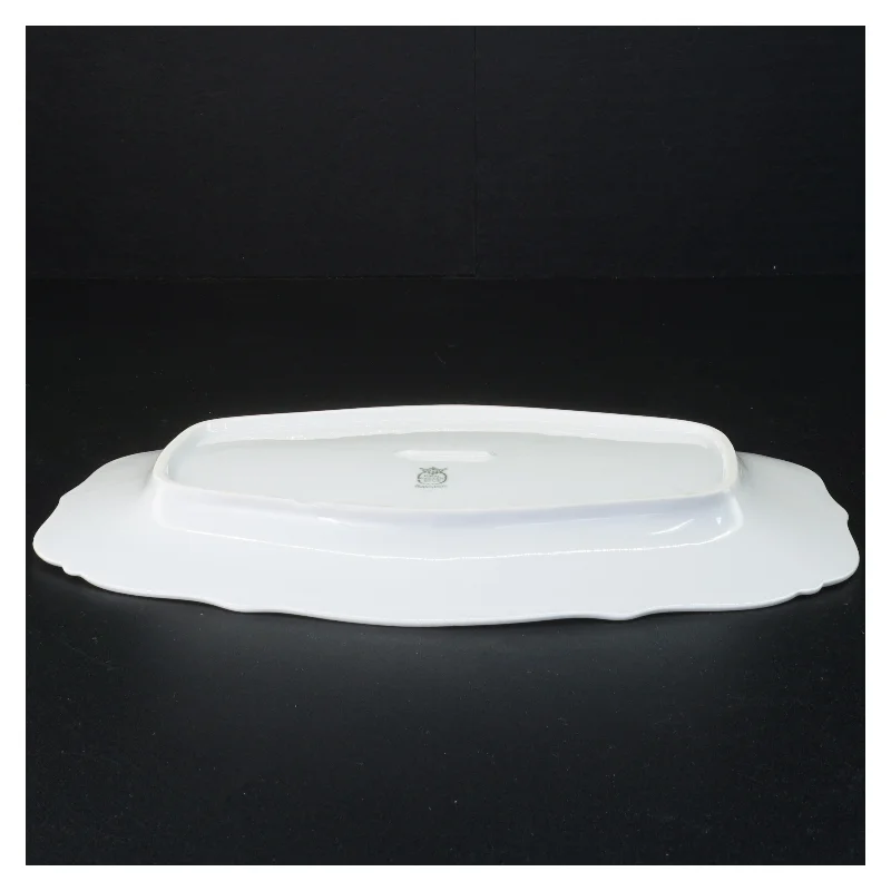 Porcelænsfad med blomstermotiv fra Bavaria (str. 28 x 19 cm)