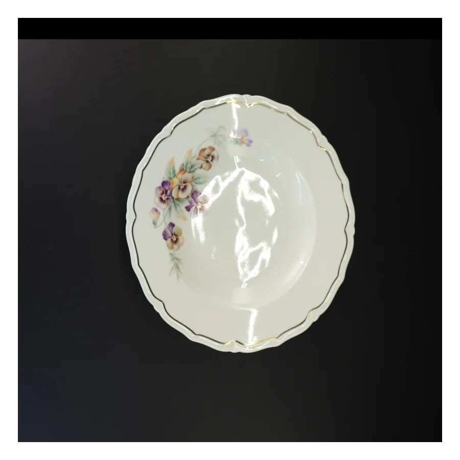 Stel af porcelæn middagstallerkener fra Bavaria (str. Diameter 25 cm)