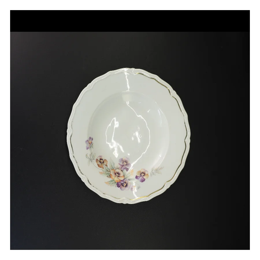 Stel af porcelæn middagstallerkener fra Bavaria (str. Diameter 25 cm)