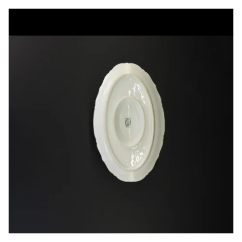 Porcelæns sovseskål med blomstermotiv fra Bavaria (str. 22 x 14 cm)