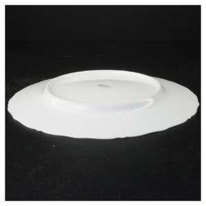 Porcelæns middags tallerkener med blomstermotiv fra Bavaria (str. Diameter 25 og en halv cm)