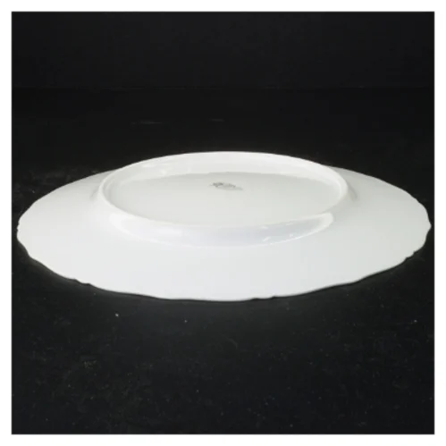 Porcelæns middags tallerkener med blomstermotiv fra Bavaria (str. Diameter 25 og en halv cm)