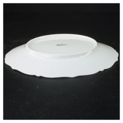 Vintage porcelænstallerkener med blomstermotiv fra Bavaria (str. Diameter 21 cm)