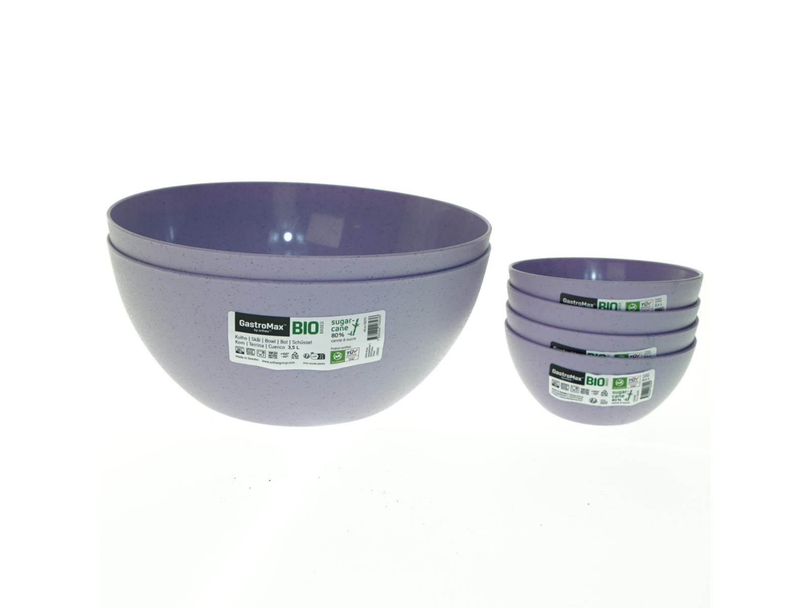 GastroMax BIO skålsæt fra Orthex (str. 12 og24,5 cm)