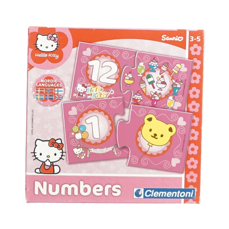 Mini puslespil med Hello Kitty