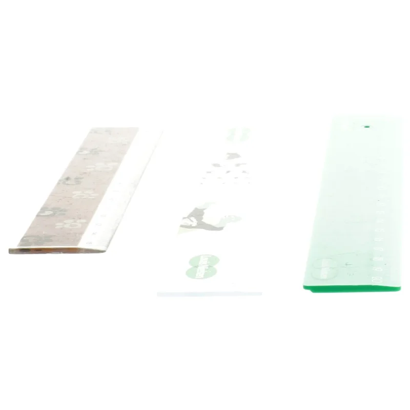 Sæt af linealer fra Louis Nielsen (str. 20 cm og 15 cm)