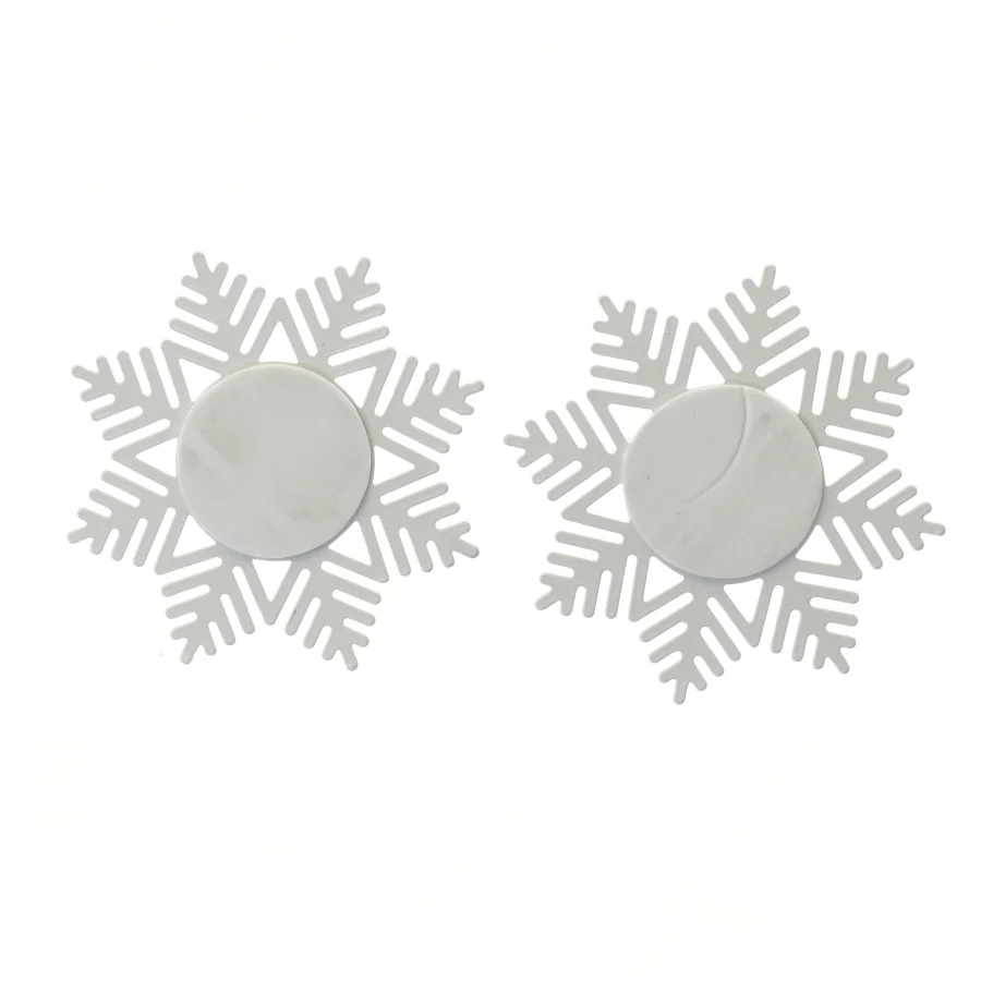 Snefuglefyrfadslysestager (str. 17,5 cm)