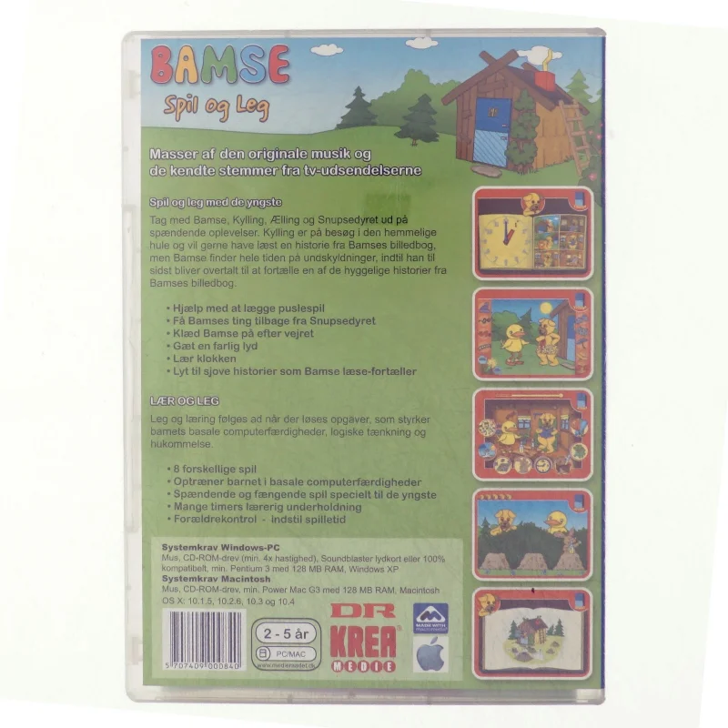 Bamses billedbog, spil og leg