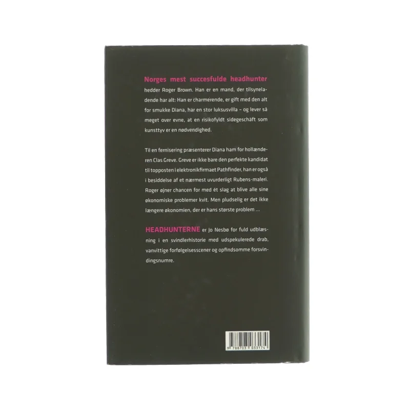 Headhunterne af Jo Nesbø (Bog)