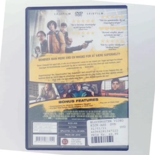 Kick-Ass med Aaron Johnson (DVD)