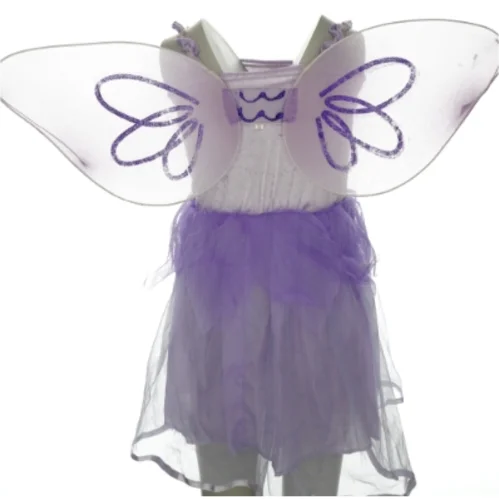 Prinsesse kjole med vinger (str. 3 år)