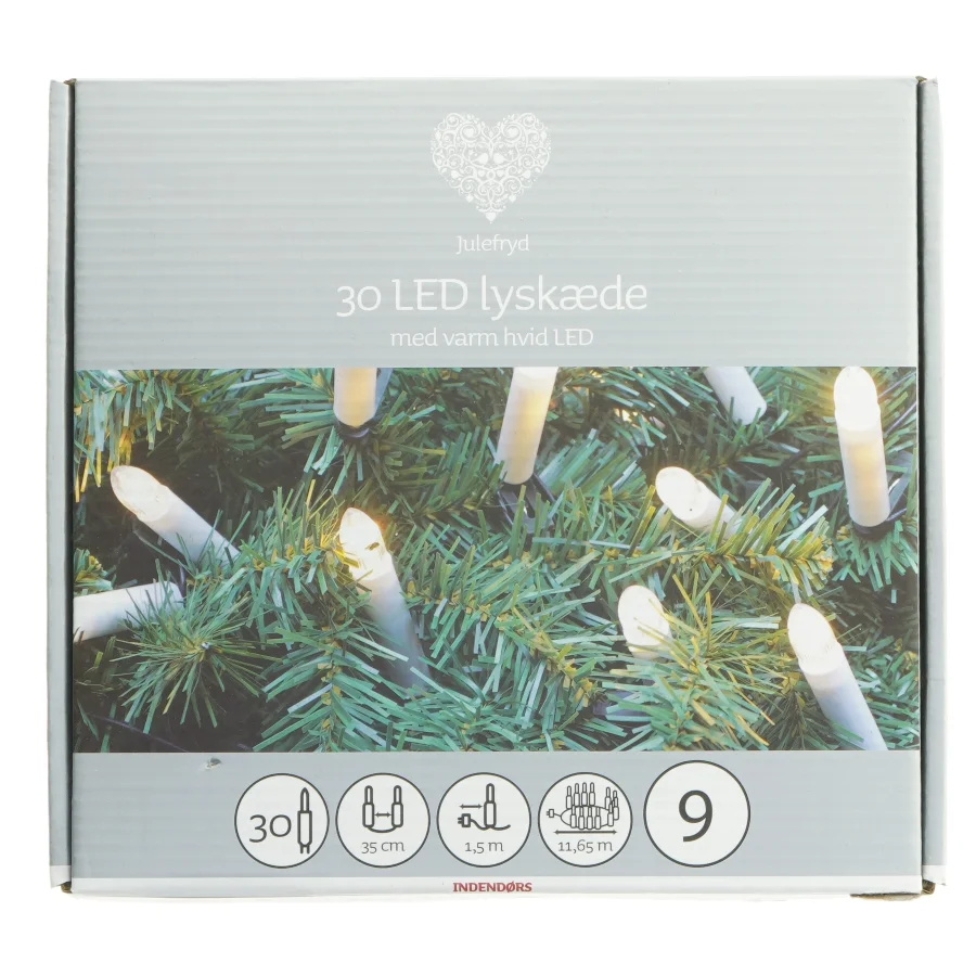 Indendørs lyskæder.