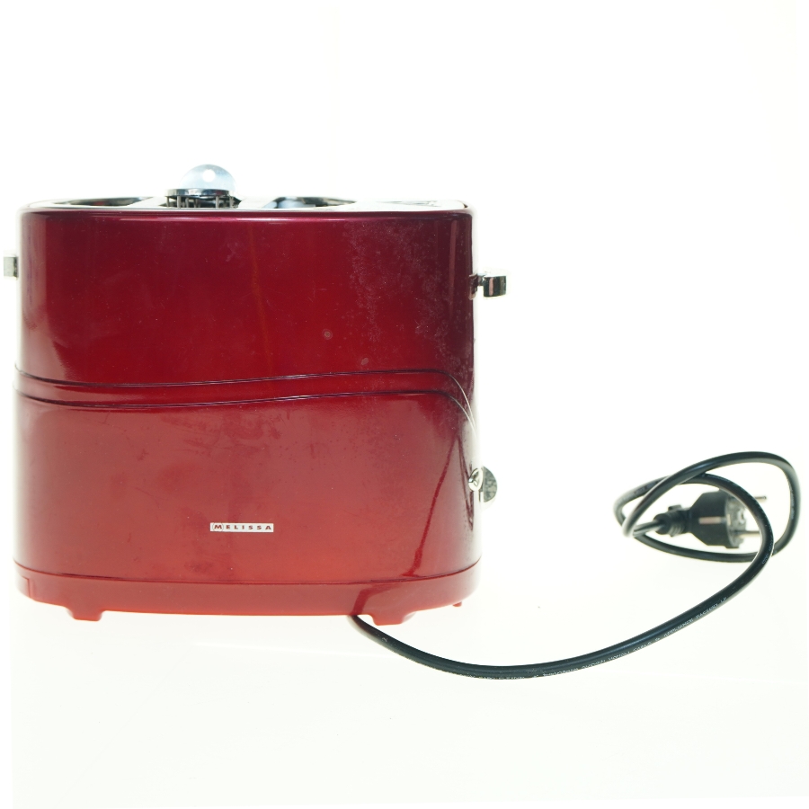 Rød pløse og brødrister fra Melissa (str. 24 x 20 x 13 cm)