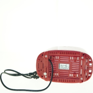 Rød pløse og brødrister fra Melissa (str. 24 x 20 x 13 cm)