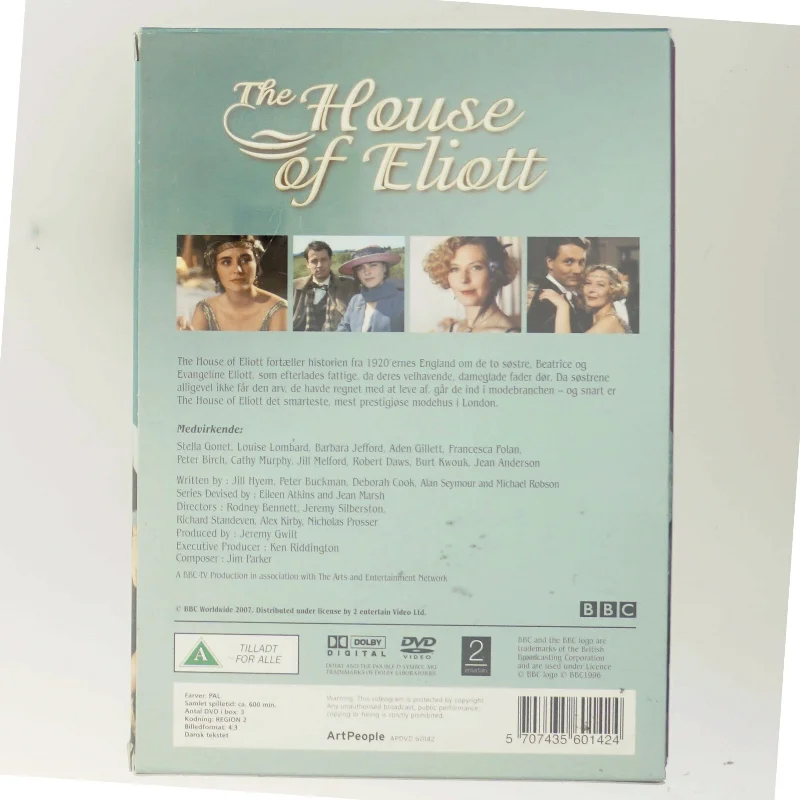 The House of Eliott Sæson 1 DVD boks fra BBC
