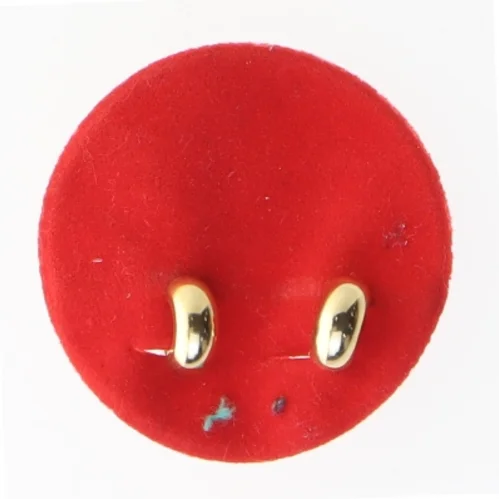 Øreringe i guld (str. 1 cm)