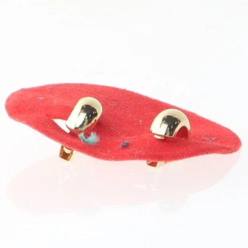 Øreringe i guld (str. 1 cm)