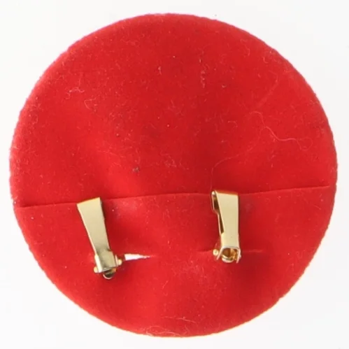 Øreringe i guld (str. 1 cm)