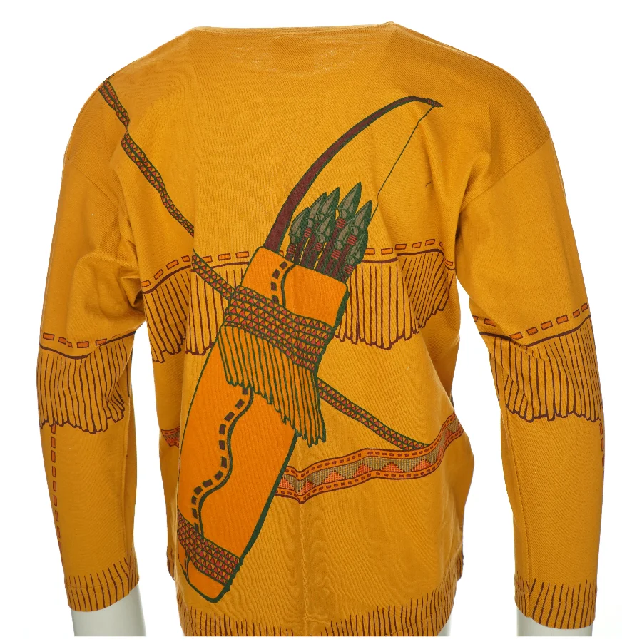 Indianer udklædning med bluse og bukser (str. 120/140)