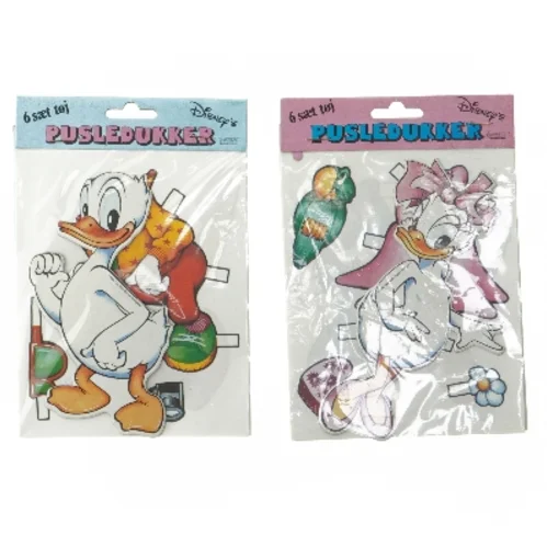 Disney Pusledukker med tøjsæt fra Disney (str. 18,5x12,5 cm)