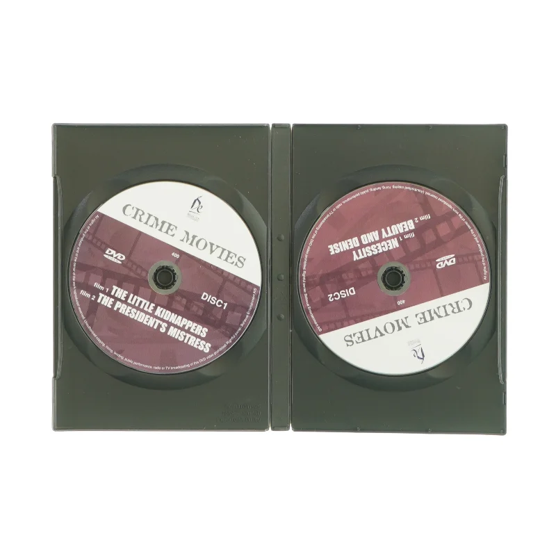 Crime movies film box (dvd)