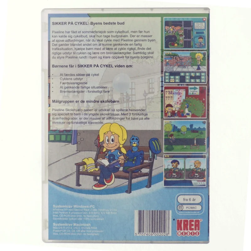 Pixeline, sikker på cykel