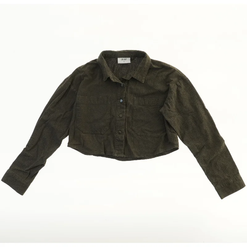 Skjorte med lange ærmer fra Grunt (str. S)