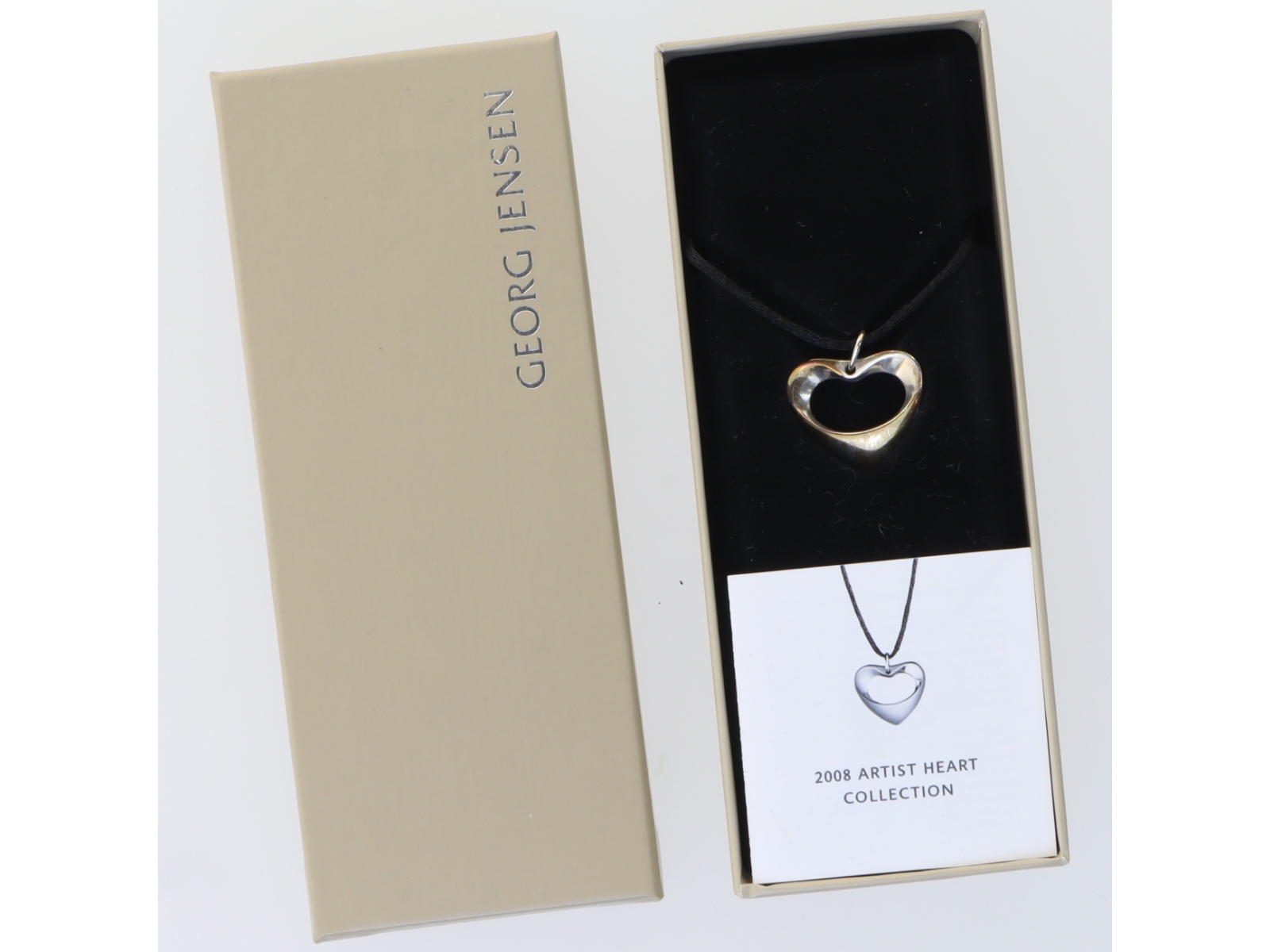 NY Georg Jensen Hjerte Vedhæng Artist Heart Collection 2008