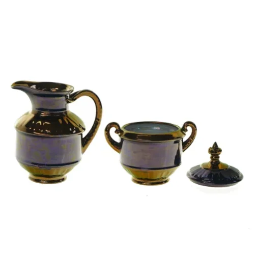 Lille glaseret kande fra Sys (str. 10 cm)