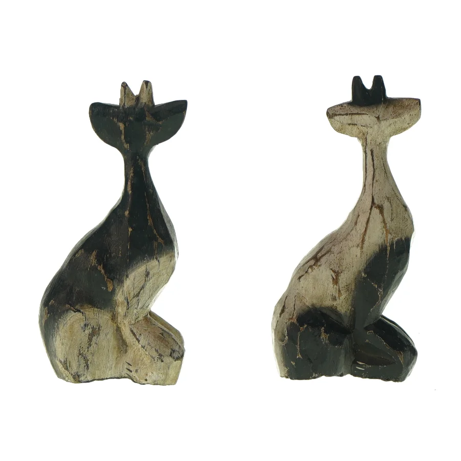 Giraf træfigurer (str. H:16cm)