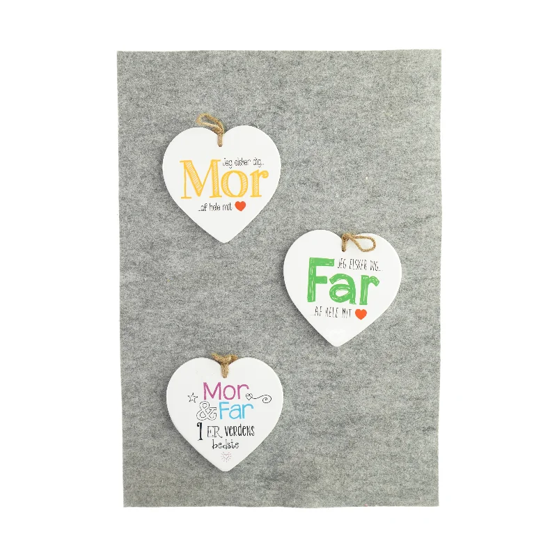 Citat hjerter (3 stk) (str. 16 x 15 cm)