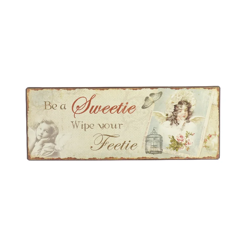 Metal skilt (str. LB:40X15cm)