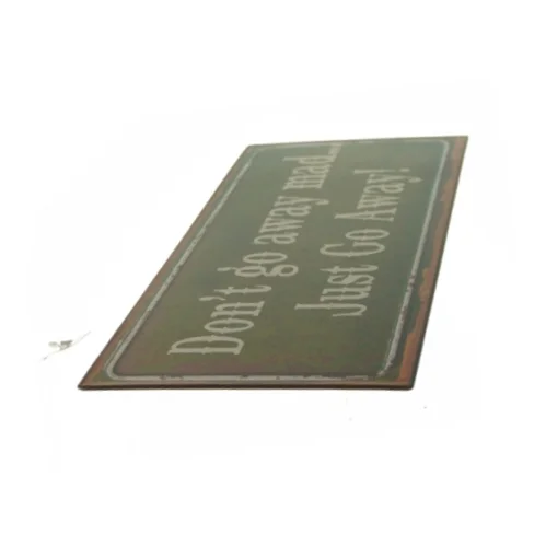 Metal skilt (str. LB: 51 x 15cm)