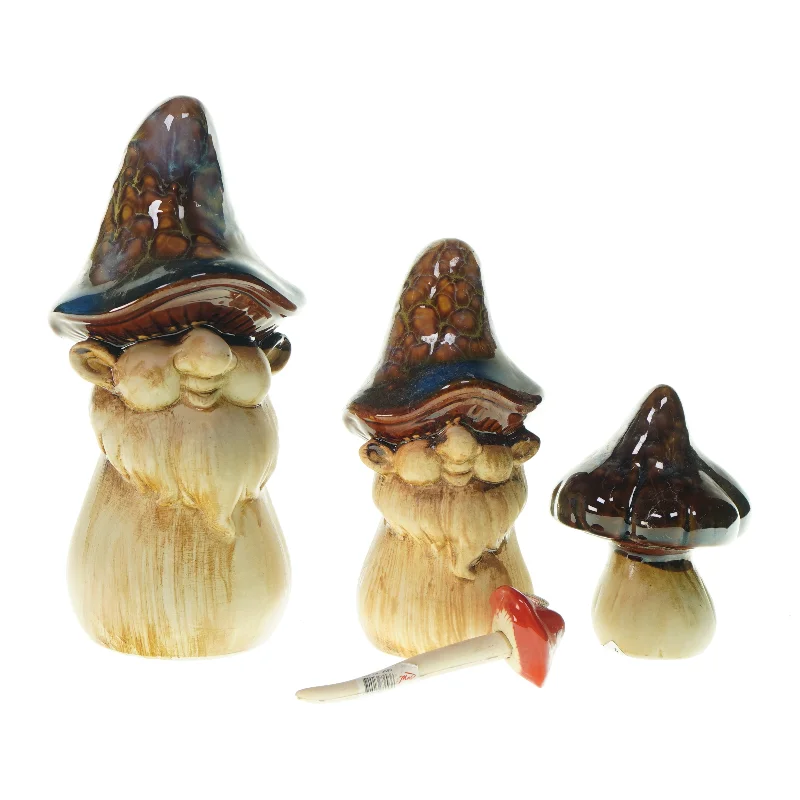 Svampe trolde (4 stk) (str. 28 til 13 cm)