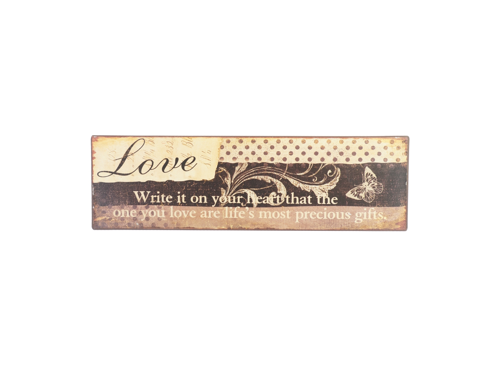 Metal skilt (str. LB:51x15cm)