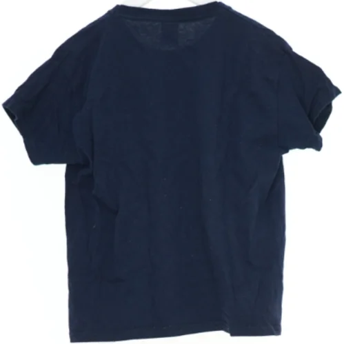 Marineblå t-shirt med diskokugle-design fra Fruit of the loom (str. 116)