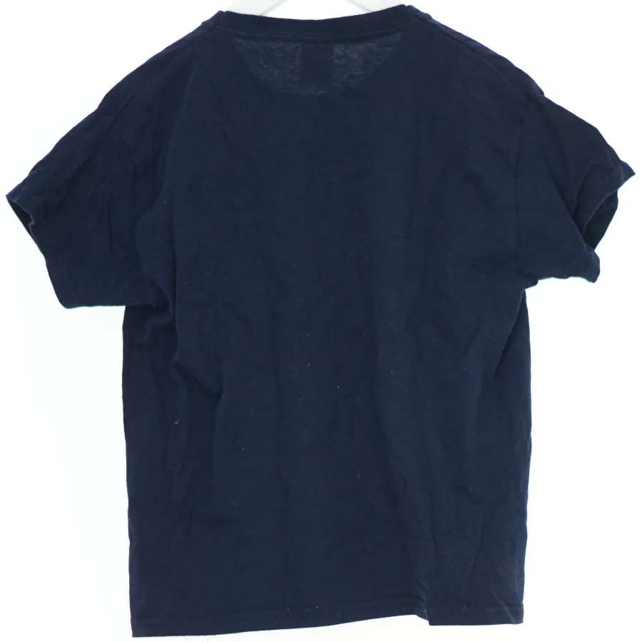 Marineblå t-shirt med diskokugle-design fra Fruit of the loom (str. 116)