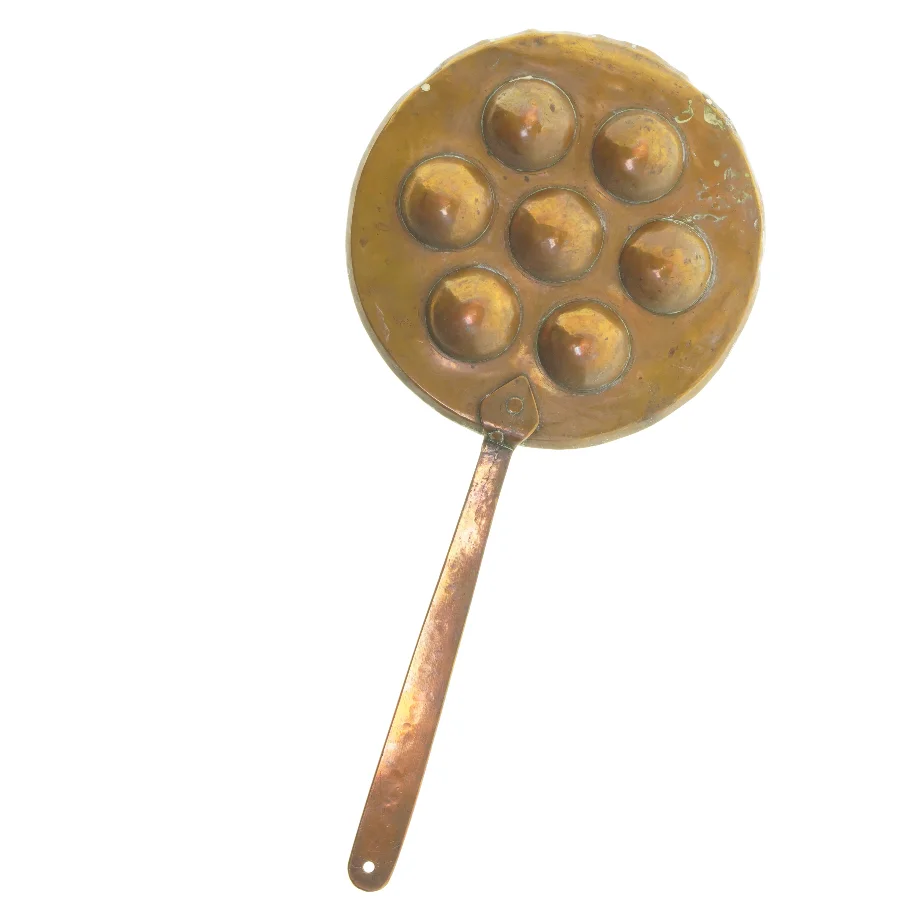 Kobber æbleskive pande (str. Ø 26 cm)