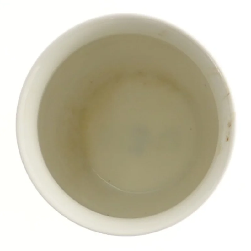 Porcelænskop med landskabsmotiv fra Bing & Grøndahl (str. Ø 8,5x11 cm)