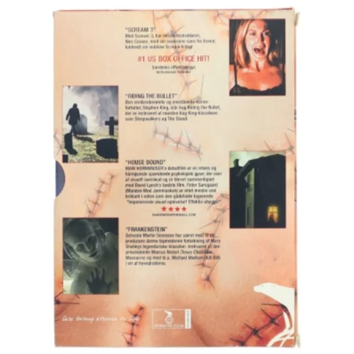 DVD samling med gyserfilm fra Nordisk Film